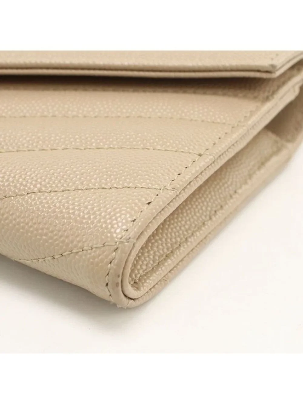 Saint Laurent Large Flap Wallet Cassandra Bifold Leather - Picture 7 of 7